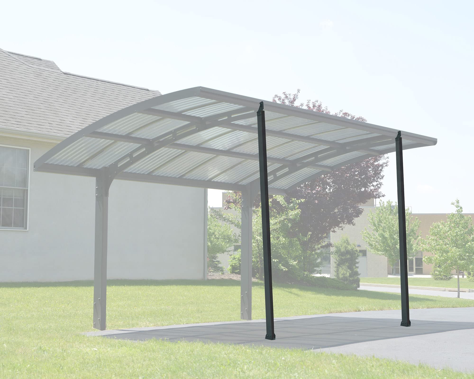 Palram - Canopia Arizona Carport Snow and Winter Support Kit for All Palram - Canopia Carports, Metal (Gray) - Image 3
