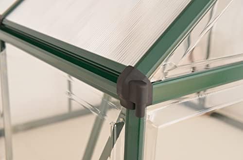 Palram - Canopia Balance 8 x 8 Large Greenhouse for Outside, Heavy Duty, Walk-in, UV Protected Thick Clear Polycarbonate Panels, Wind & Weather Resistant, Maintenance Free Outdoor Garden, Warranty - Image 11