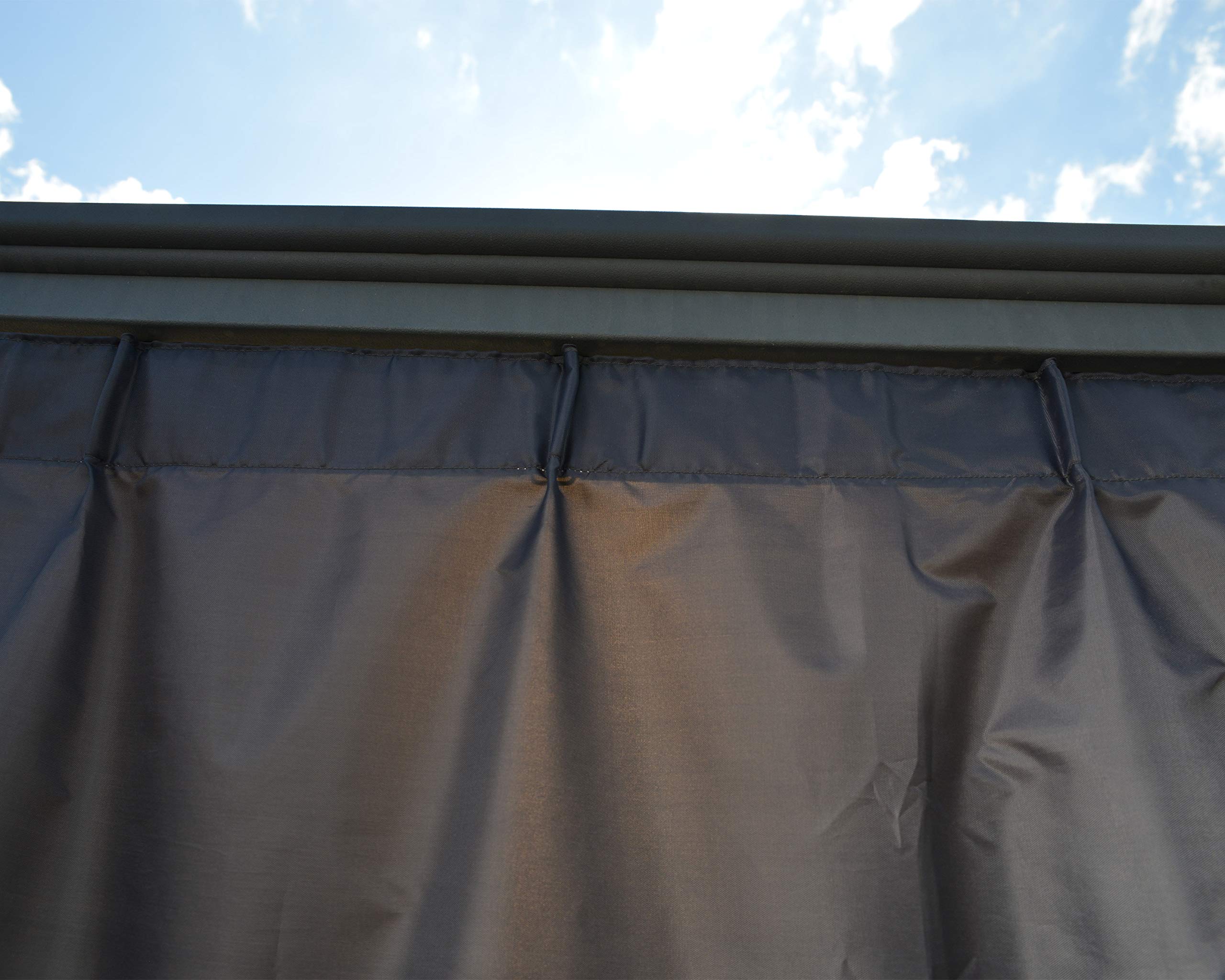 Palram - Canopia Roma/Monaco Gazebo Curtain set - 6 Piece - Image 3
