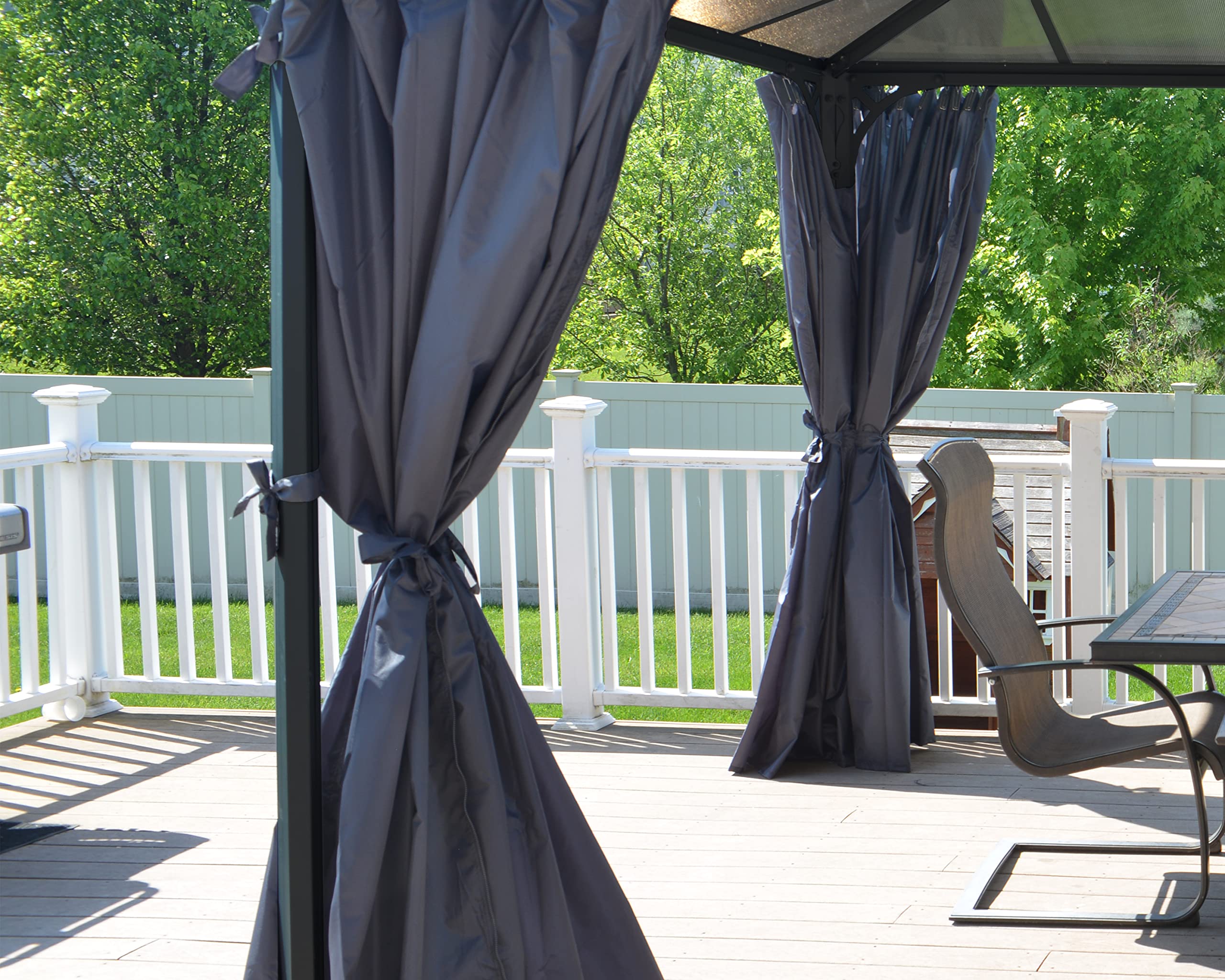 Palram - Canopia Martinique 4300 Gazebo Curtain Set - 4 Piece - Image 3