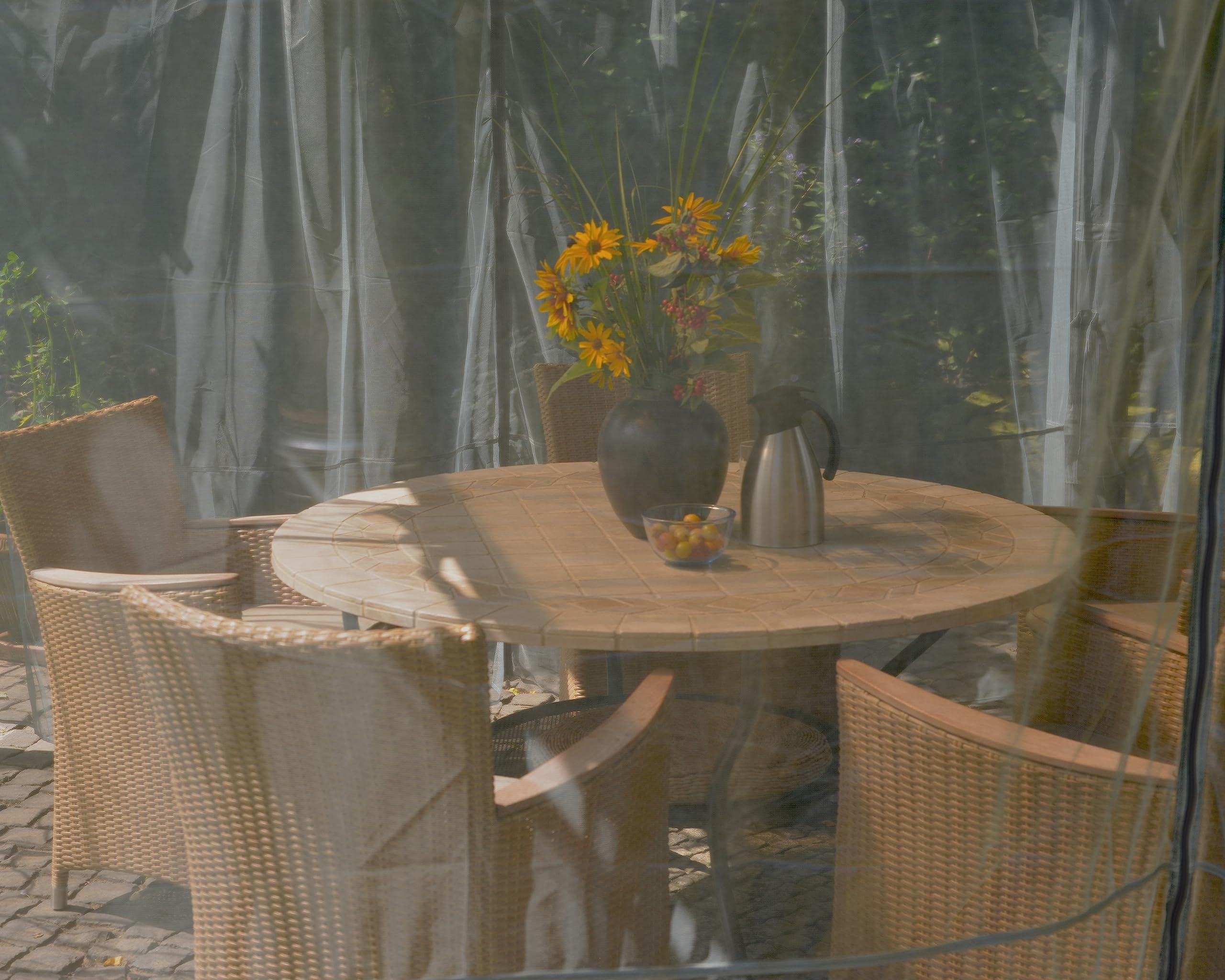 Palram - Canopia Palermo/Milano/Martinique Gazebo Netting Set - 4 Pieces - Image 4