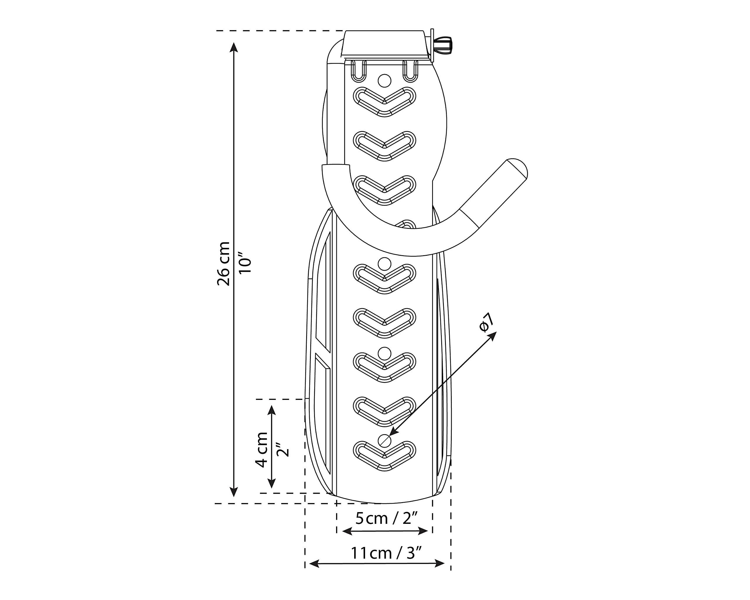 Palram - Canopia Yukon Shed Bike Hook - Image 6